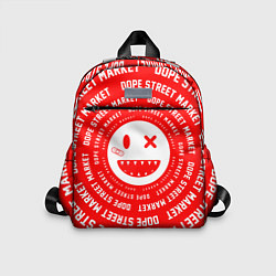 Детский рюкзак Счастливый Смайлик Red Dope Street Market, цвет: 3D-принт