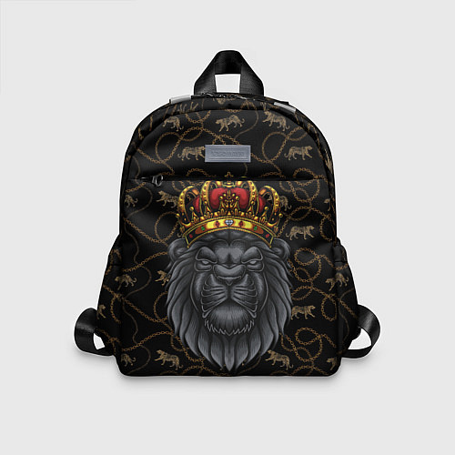 Детский рюкзак Король лев Black / 3D-принт – фото 1
