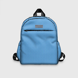 Детский рюкзак Вязаный узор голубого цвета