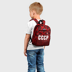 Детский рюкзак СССР КРАСНЫЕ ЛИНИИ, цвет: 3D-принт — фото 2