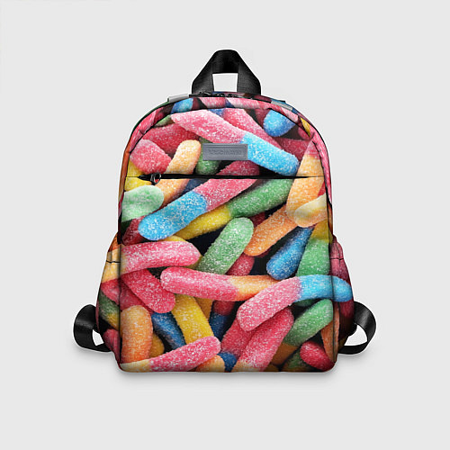 Детский рюкзак Мармеладные червячки / 3D-принт – фото 1