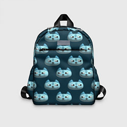 Детский рюкзак Мордочки котов с эффектом 3d Паттерн, цвет: 3D-принт