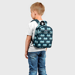 Детский рюкзак Мордочки котов с эффектом 3d Паттерн, цвет: 3D-принт — фото 2