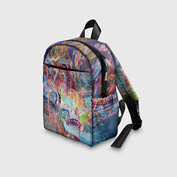 Детский рюкзак Cyber skull Vanguard pattern, цвет: 3D-принт — фото 2
