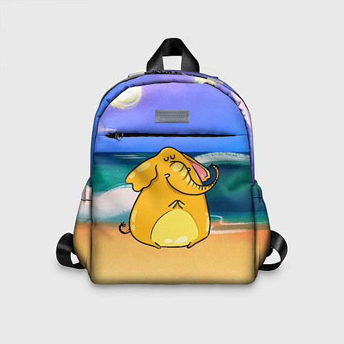 Детский рюкзак Желтый слон / 3D-принт – фото 1