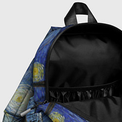 Детский рюкзак Звездная ночь Ван Гога, цвет: 3D-принт — фото 2