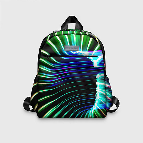 Детский рюкзак Portal Fashion pattern Neon / 3D-принт – фото 1