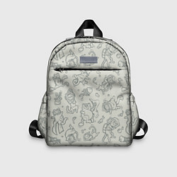 Детский рюкзак Морские Котики: Серый