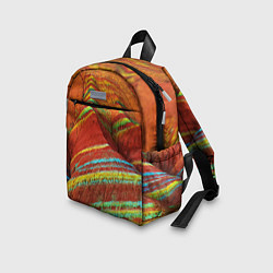 Детский рюкзак Знаменитые разноцветные горы Китай, цвет: 3D-принт — фото 2