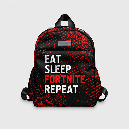 Детский рюкзак Eat Sleep Fortnite Repeat Арт / 3D-принт – фото 1