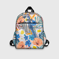 Детский рюкзак Цветы Яркие Тропические