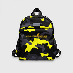 Детский рюкзак Counter-Strike Global Offensive Камуфляж Чёрно-Жёл, цвет: 3D-принт