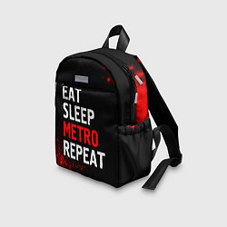 Детский рюкзак Eat Sleep Metro Repeat Арт, цвет: 3D-принт — фото 2