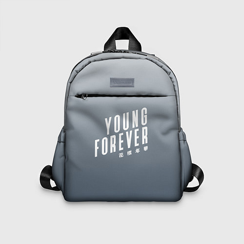 Детский рюкзак Навечно молодой Young forever / 3D-принт – фото 1