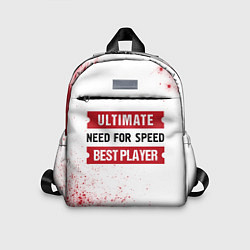 Детский рюкзак Need for Speed таблички Ultimate и Best Player, цвет: 3D-принт