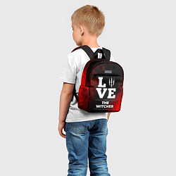 Детский рюкзак The Witcher Love Классика, цвет: 3D-принт — фото 2