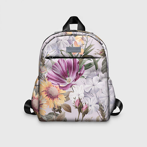 Детский рюкзак Цветы Романтический Букет / 3D-принт – фото 1