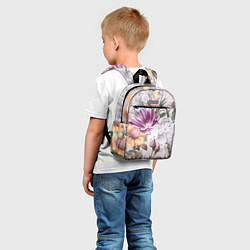 Детский рюкзак Цветы Романтический Букет, цвет: 3D-принт — фото 2