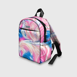Детский рюкзак Абстрактный цветной паттерн Волны Abstract Color P, цвет: 3D-принт — фото 2