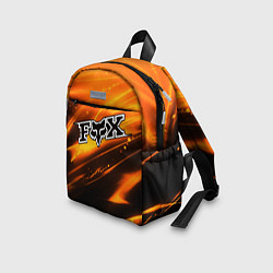 Детский рюкзак FOX RACING - ФОКС СИЯНИЕ, цвет: 3D-принт — фото 2