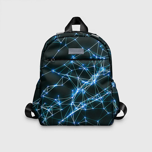 Детский рюкзак Нейронная сеть - фон / 3D-принт – фото 1