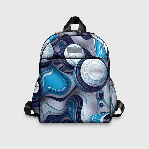 Детский рюкзак Авангардный объёмный паттерн Avant-garde volumetri / 3D-принт – фото 1