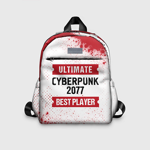 Детский рюкзак Cyberpunk 2077: таблички Best Player и Ultimate / 3D-принт – фото 1