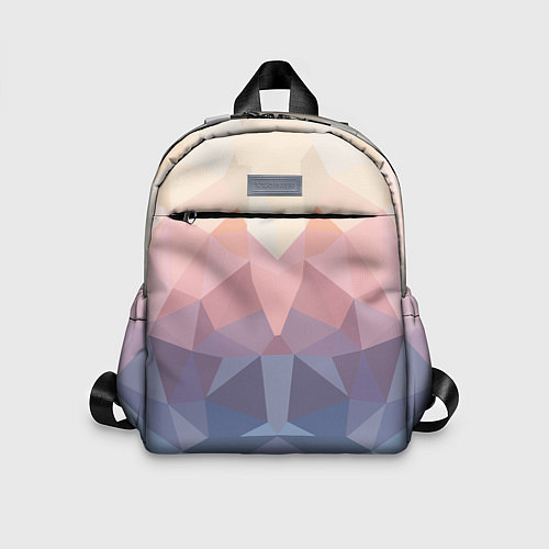 Детский рюкзак Полигональная свежесть 2022 / 3D-принт – фото 1