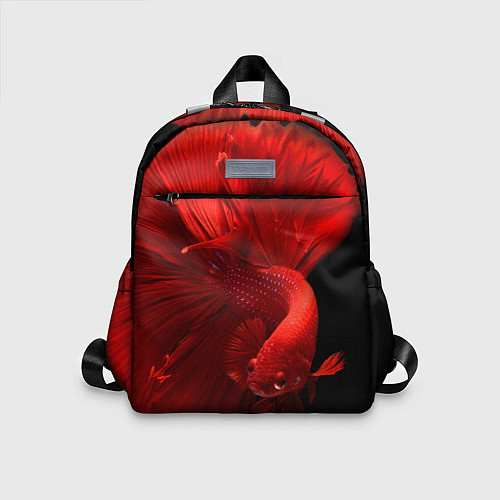 Детский рюкзак Бойцовская-рыбка / 3D-принт – фото 1