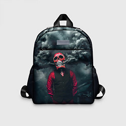 Детский рюкзак Smoke Дым Skull, цвет: 3D-принт