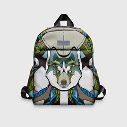 Детский рюкзак Волк и этномир, цвет: 3D-принт