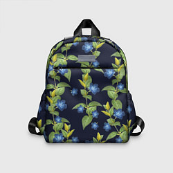 Детский рюкзак Цветы Барвинок, цвет: 3D-принт