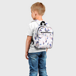 Детский рюкзак Разноцветные Падающие Перья, цвет: 3D-принт — фото 2