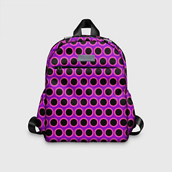 Детский рюкзак Розовые круги, цвет: 3D-принт