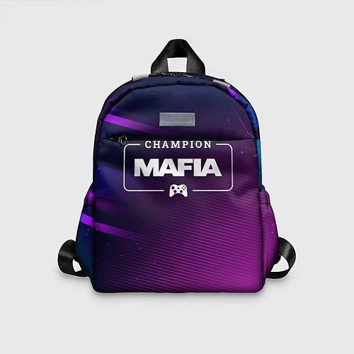 Детский рюкзак Mafia Gaming Champion: рамка с лого и джойстиком н / 3D-принт – фото 1