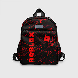 Детский рюкзак ROBLOX красный логотип, цвет: 3D-принт