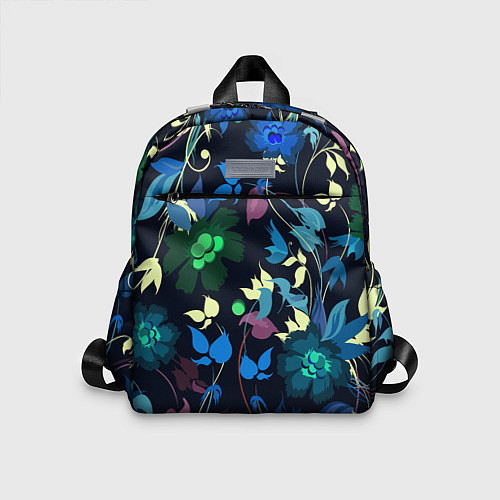 Детский рюкзак Color summer night Floral pattern / 3D-принт – фото 1