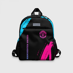 Детский рюкзак Manchester United Neon Gradient, цвет: 3D-принт