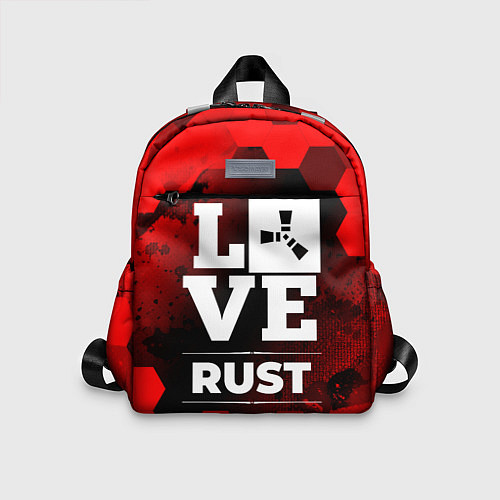 Детский рюкзак Rust Love Классика / 3D-принт – фото 1