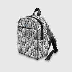 Детский рюкзак Современный геометрический узор светлый фон, цвет: 3D-принт — фото 2