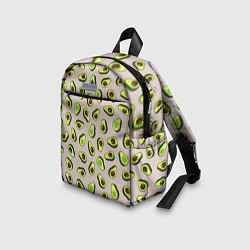 Детский рюкзак Авокадо, текстильный паттерн, цвет: 3D-принт — фото 2