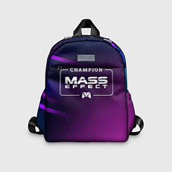 Детский рюкзак Mass Effect Gaming Champion: рамка с лого и джойст, цвет: 3D-принт