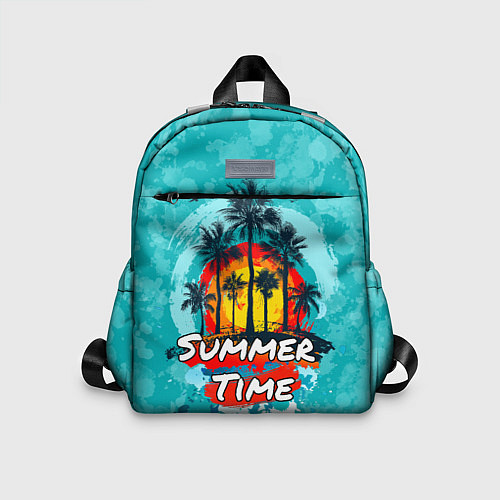 Детский рюкзак Summer time - летнее время / 3D-принт – фото 1