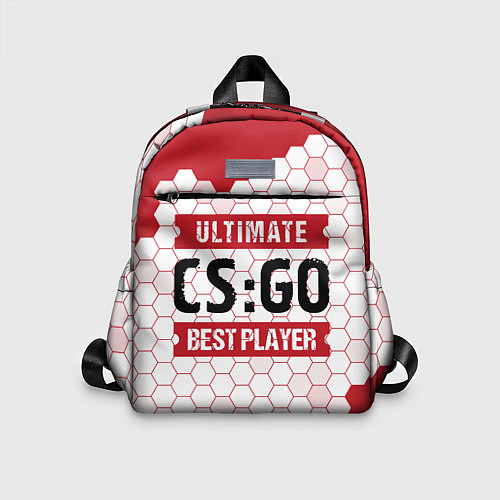 Детский рюкзак CS:GO: красные таблички Best Player и Ultimate / 3D-принт – фото 1