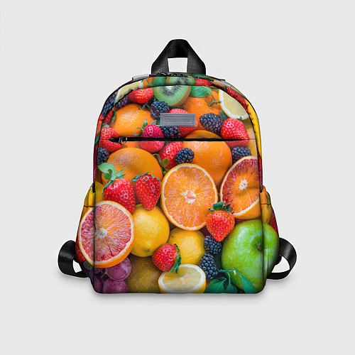 Детский рюкзак ABUNDANCE OF FRUITS / 3D-принт – фото 1