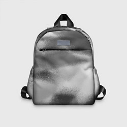 Детский рюкзак В серых тонах абстрактный узор gray abstract patte, цвет: 3D-принт