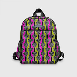 Детский рюкзак Striped multicolored pattern Сердце, цвет: 3D-принт