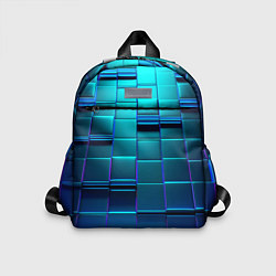 Детский рюкзак BLUE SQUARES, цвет: 3D-принт