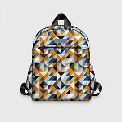 Детский рюкзак Полигональный геометрический узор, цвет: 3D-принт