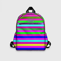 Детский рюкзак Multicolored neon bright stripes